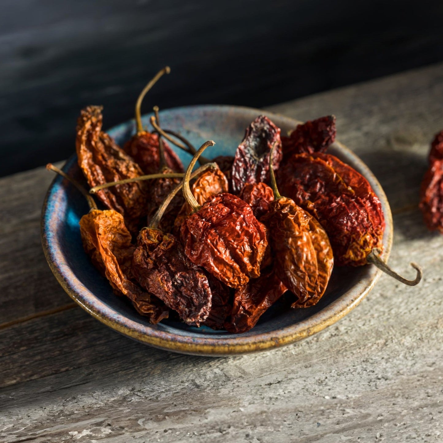 Ghost Pepper Dried Mexican Chilies Per 100 Grams.