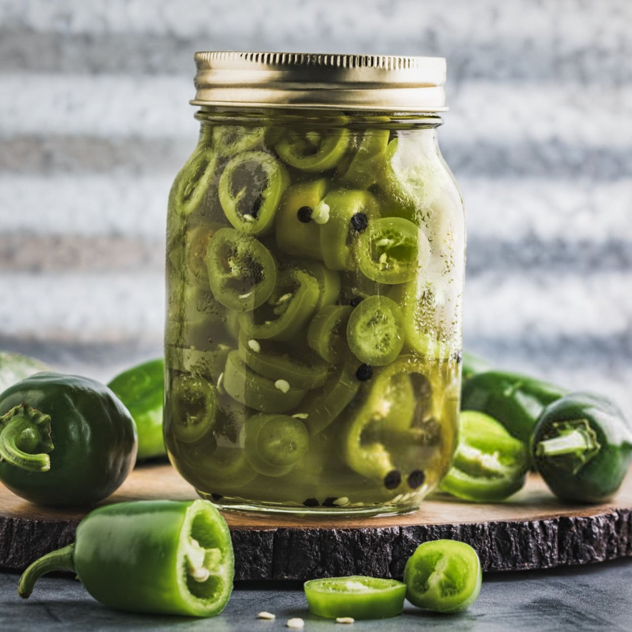 Sunrise Tacos - Pickled Jalapeños.