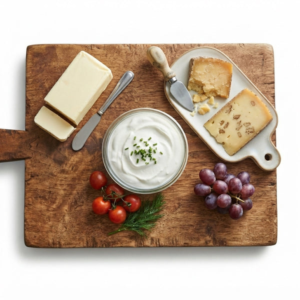 Butter, Sour Cream & Cheese