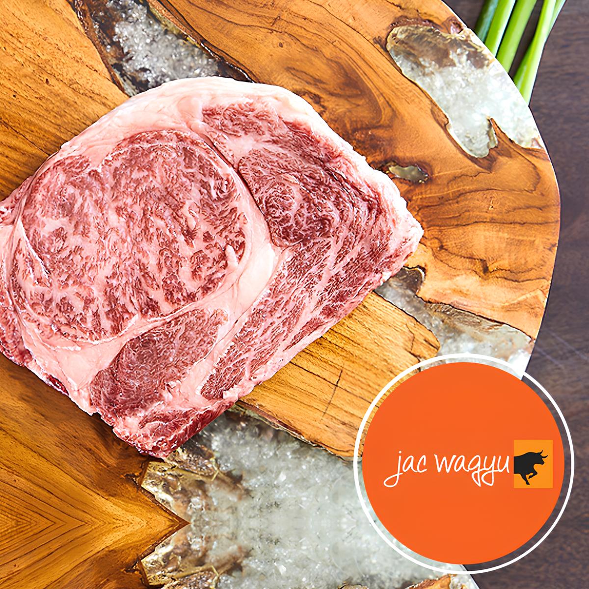 Jac Wagyu - Australian - Full-Blood Ribeye. MB8/9 Grain-Fed 400 Days.