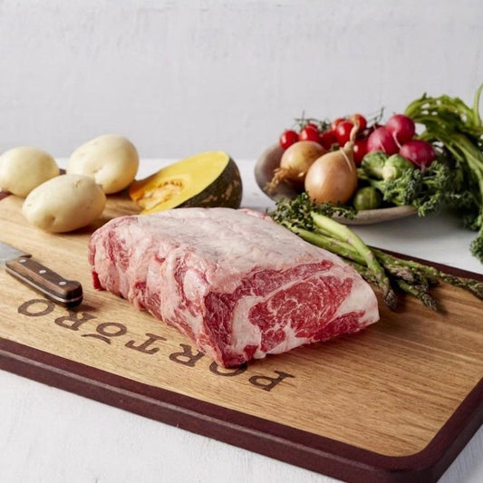 Portoro - Australian - Black Angus Ribeye Roast (Boneless). MB4+ Grain-Fed 270 Days. [ Oktoberfest Promotion ]