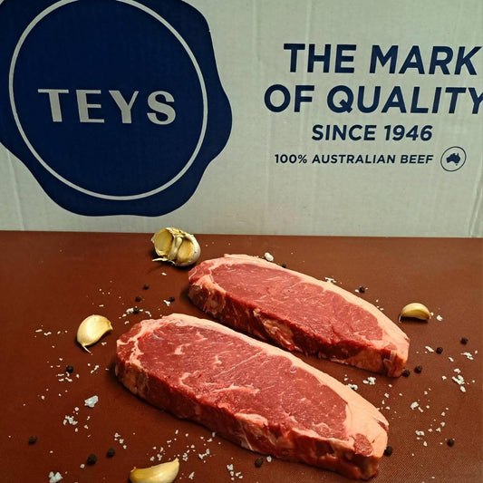 Teys Black Angus - Australian - Prime Steer Striploin. Grass-Fed [ End Of Summer Promotion ]