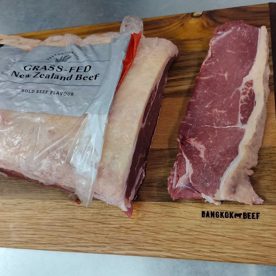 Silver Fern - New Zealand - Prime Steer Black Angus Striploin. Grass-Fed Aged 21 Days [ November Harvest Promotion ]