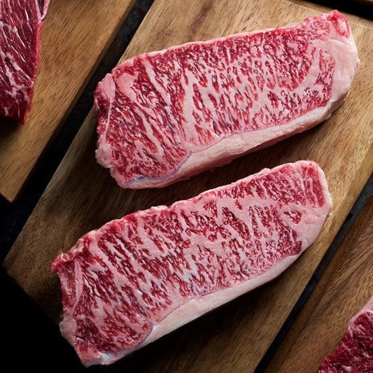 Rangers Valley Infinite - Australian - Black Angus Wagyu Striploin. MB9+ Grain-Fed