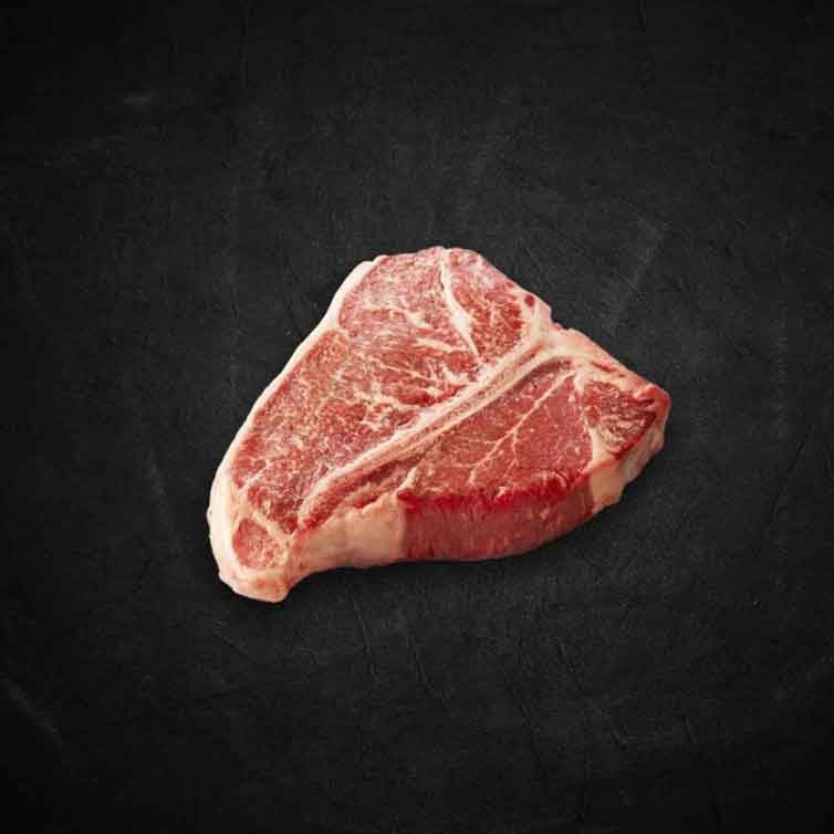 Tender Valley - Australian - Black Angus Porterhouse. MB3+ Grain-Fed