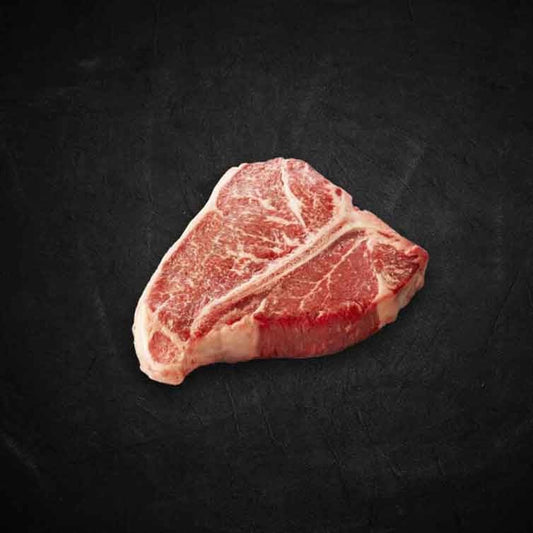 Tender Valley - Australian - Black Angus Porterhouse. MB3+ Grain-Fed