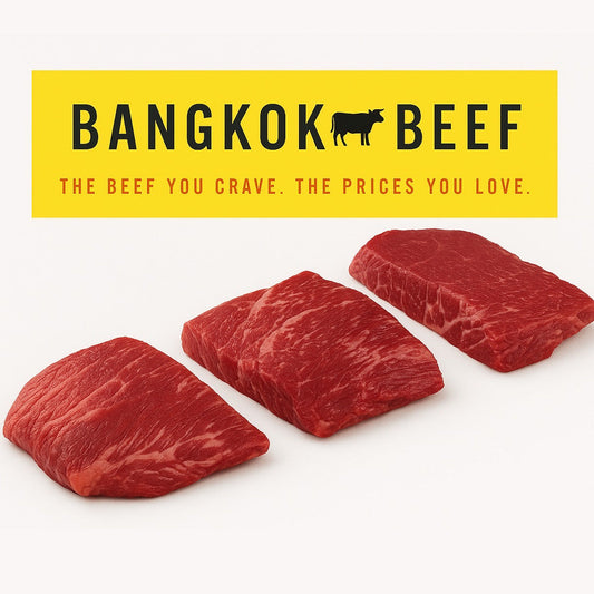 Riverina Angus - Australian - Black Angus Flat Iron. MB2+ Grain-Fed 150 Days.
