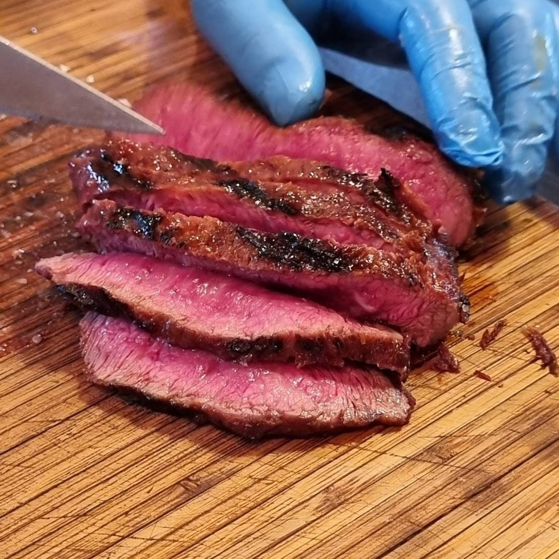 Jack's Creek - Australian - Superior Marbling Black Angus Flat Iron. MB3 Grain-Fed Angus Beef Taste