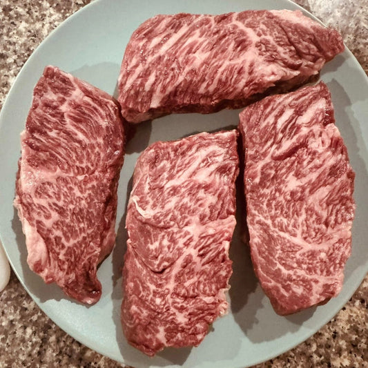 Carrara Wagyu - Australian - Denver Steak. MB6/7 Grain-Fed 350 Days.