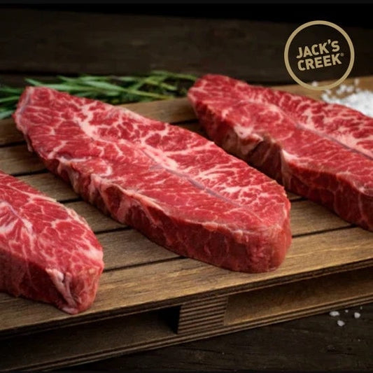 Jack's Creek - Australian - Superior Marbling Black Angus Oyster Blade. MB3 Grain-Fed Angus Beef Taste