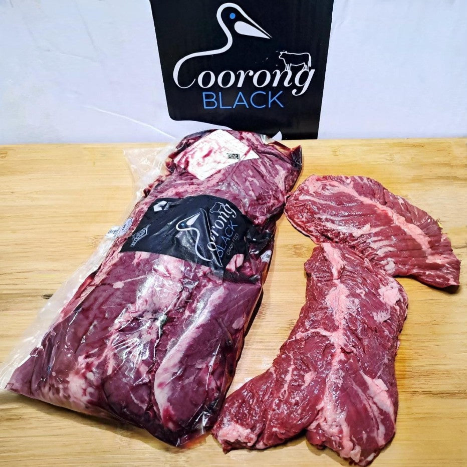 Coorong Black - Australian - Hanger Tender. Grain-Fed 100 Days. Chef Pack (Untrimmed)