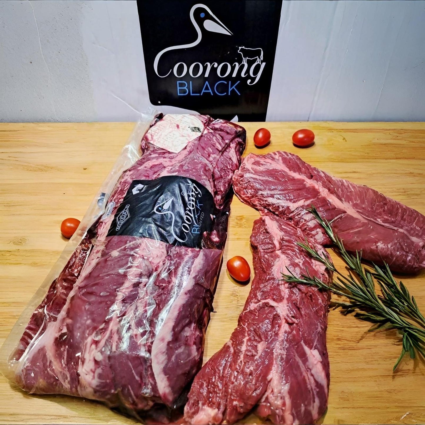 Coorong Black - Australian - Hanger Tender. Grain-Fed 100 Days. Ready To Cook (Trimmed)