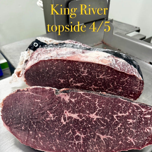 King River - Australian - Wagyu Cap Off Topside. MB4/5 Grain-Fed 200 Days.