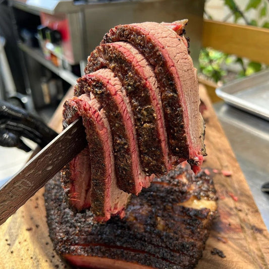 Portoro - Australian - Black Angus Brisket (Packer With Point And Flat Section). MB4+ Grain-Fed 270 Days.