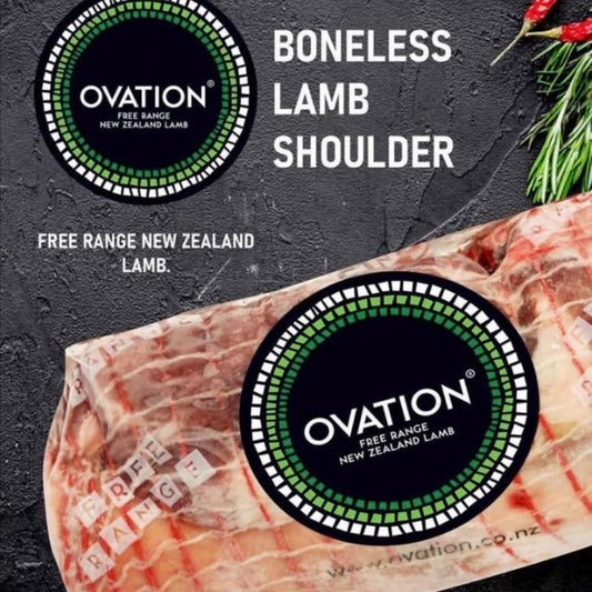 Ovation - New Zealand - Boneless Lamb Shoulder. Grass-Fed 100%