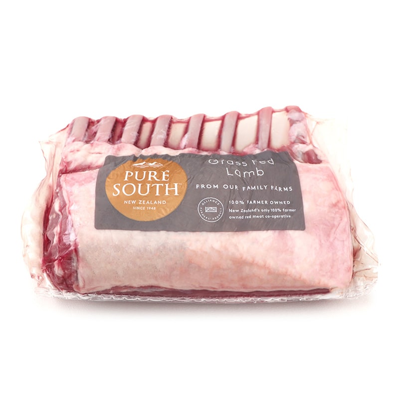 Pure South - New Zealand - Frenched Lamb Rack. Grass-Fed World Champion