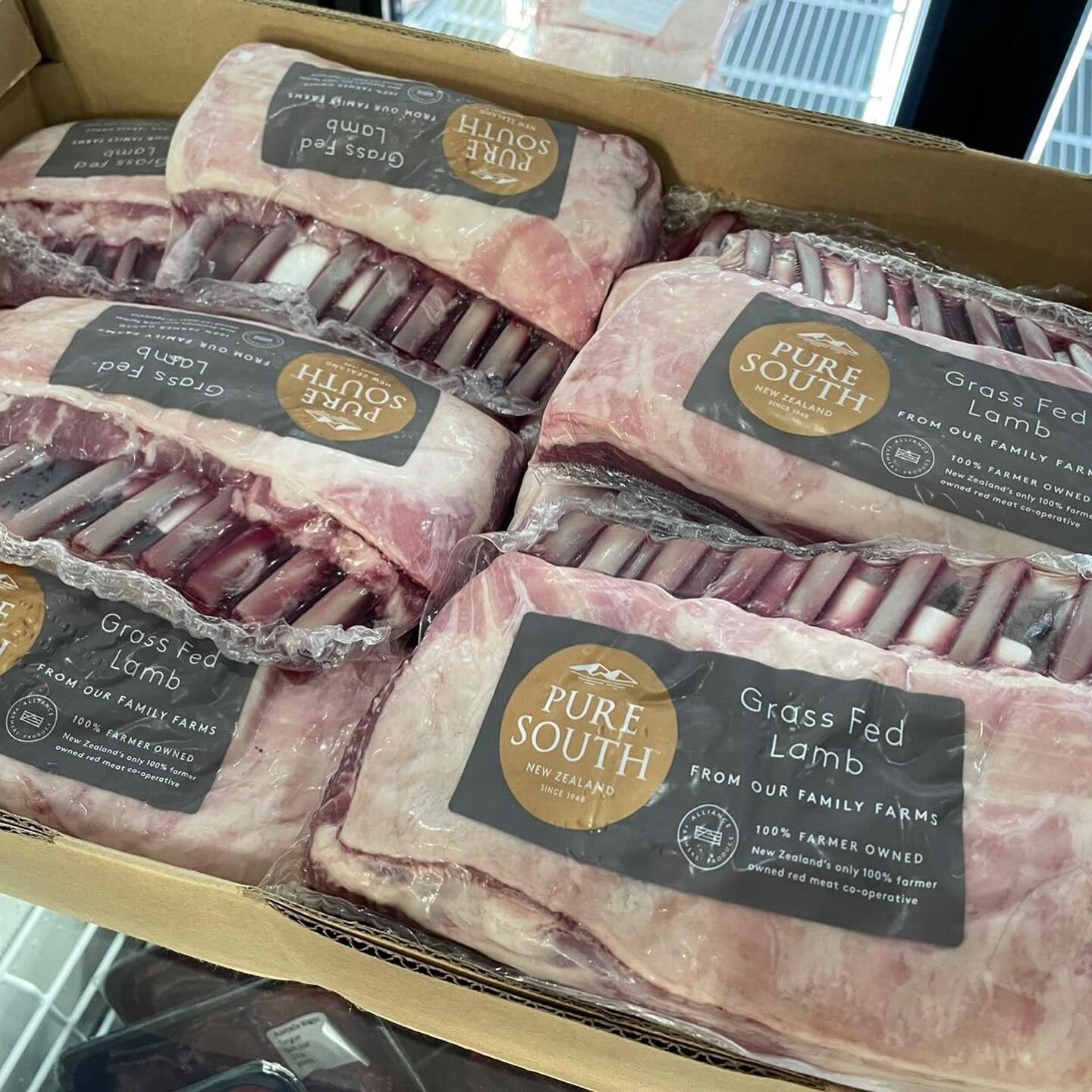 Pure South - New Zealand - Frenched Lamb Rack. Grass-Fed World Champion