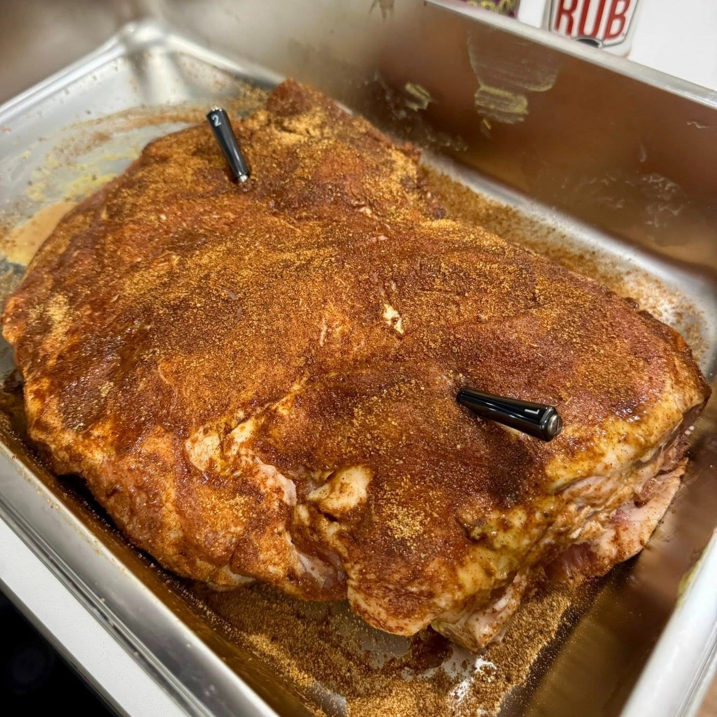 Free Range Pork Butt.