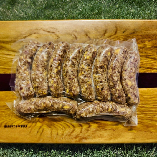 Greg's Beef Bacon Cheddar - Sausage . 🧀🥓