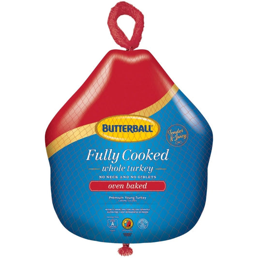 Butterball Frozen Turkey Fully Cooked THB 429/kg (Frozen ~5-5 5kg/pc) 1pc x 5kg (±200g) – Bangkok Beef